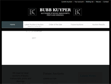 Tablet Screenshot of bubbkuyper.com